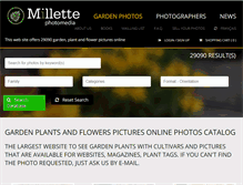 Tablet Screenshot of millettegardenpictures.com